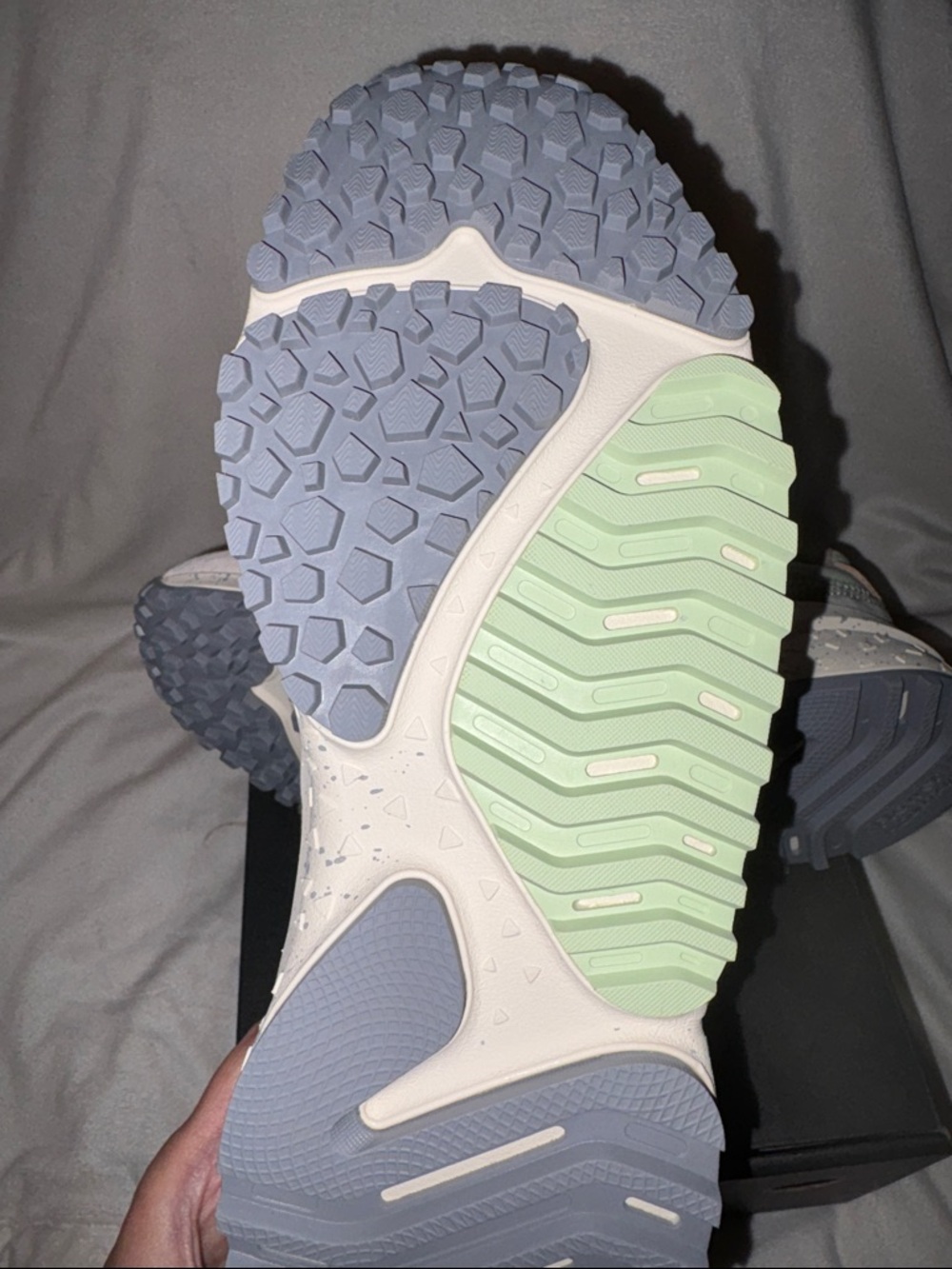 NWT Flower Mountain WAVE WOMAN Suede and fabric sneakers - Light pink-Lilac - Picture 15 of 16